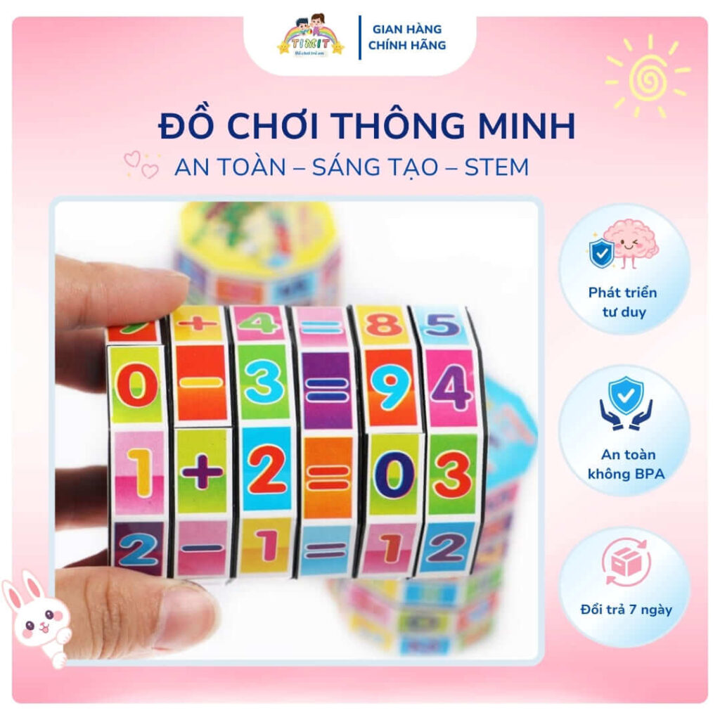 Đồ hơi toán học giúp bé phát triển tư duy
