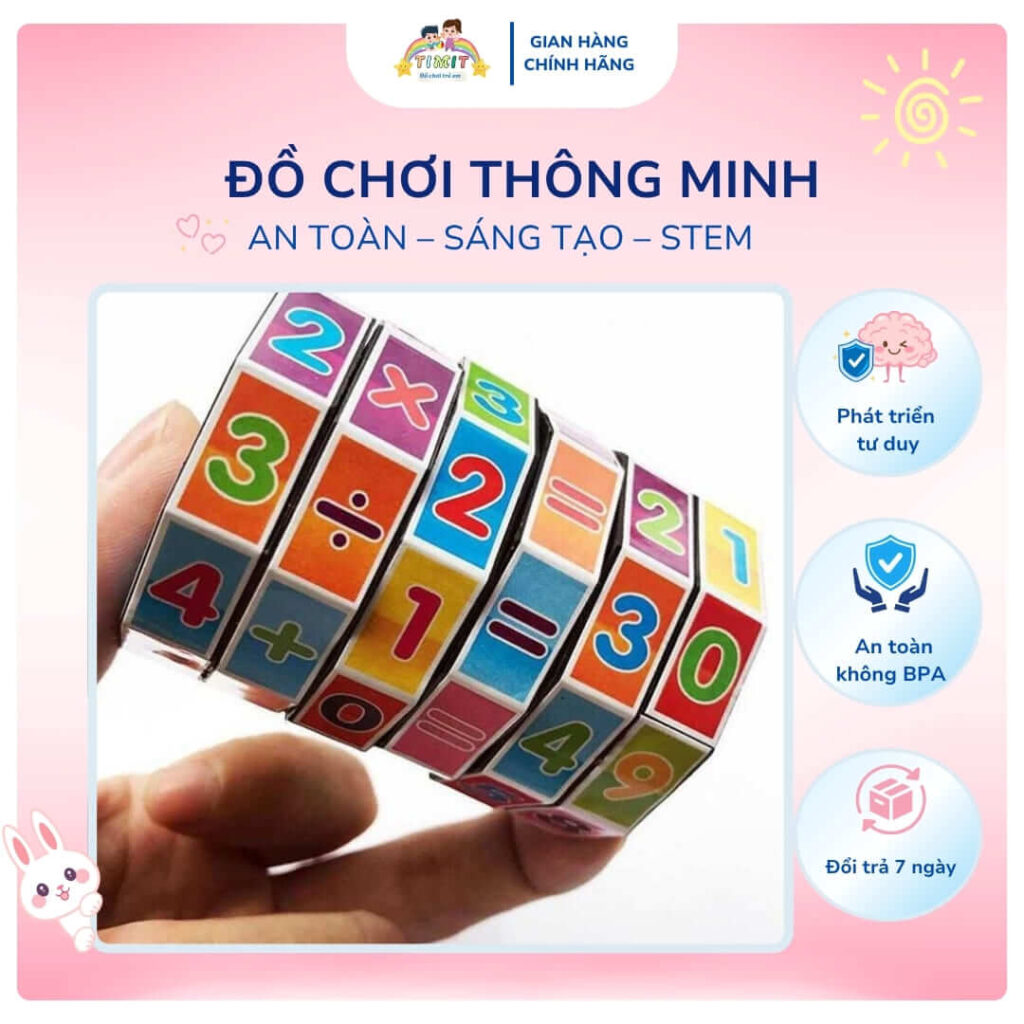 Đồ chơi toán học giúp bé phát triển tư duy