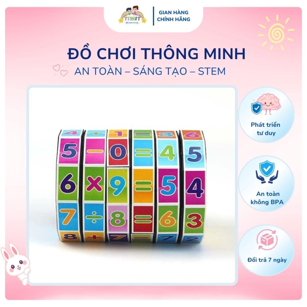 Đồ hơi toán học giúp bé phát triển tư duy