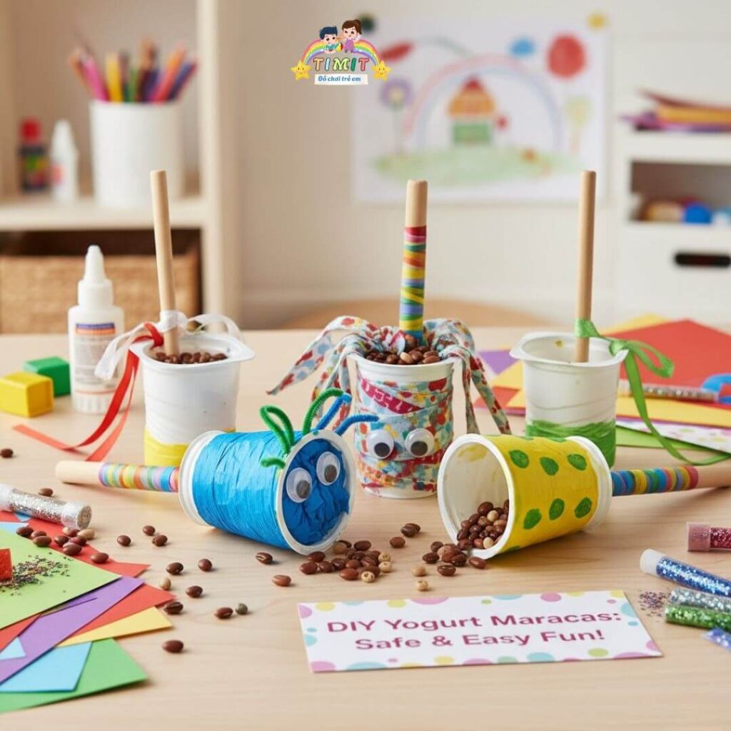 đồ chơi âm nhạc tự làm cho bé