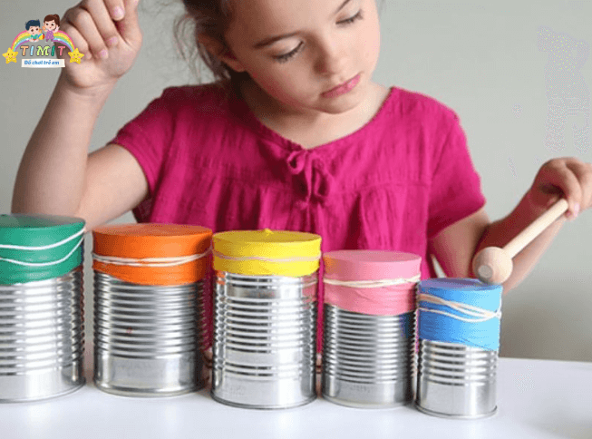 đồ chơi âm nhạc tự làm cho bé