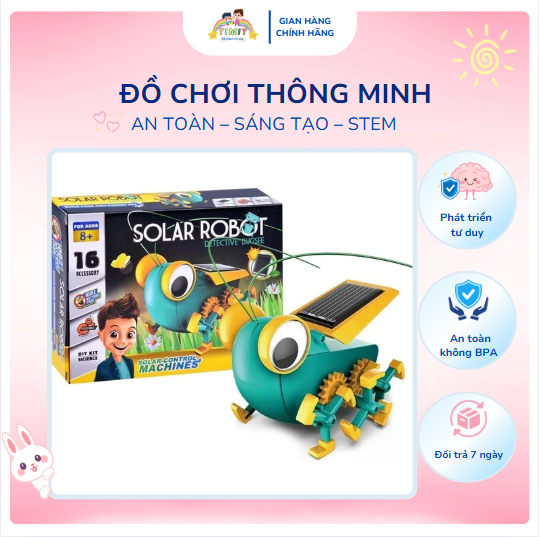 Top 5 Stem Toys Robot Dế Năng Lượng Mặt Trời