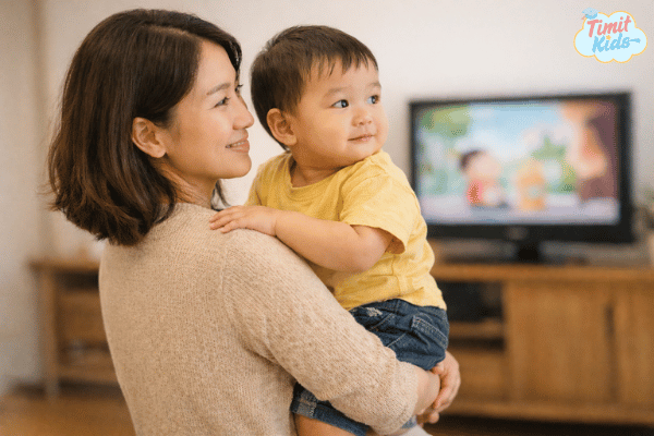trẻ 1 tuổi xem tivi bao lâu là hợp lý 3 mốc cần nhớ