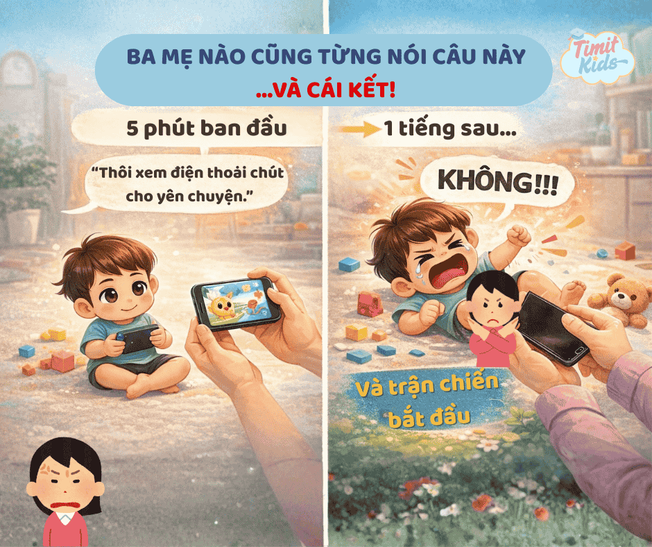 Chuỗi những vấn đề ba mẹ hay gặp phải