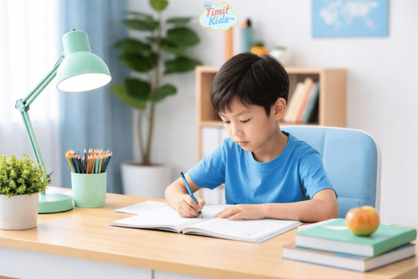 cách giúp trẻ tập trung khi học tại nhà