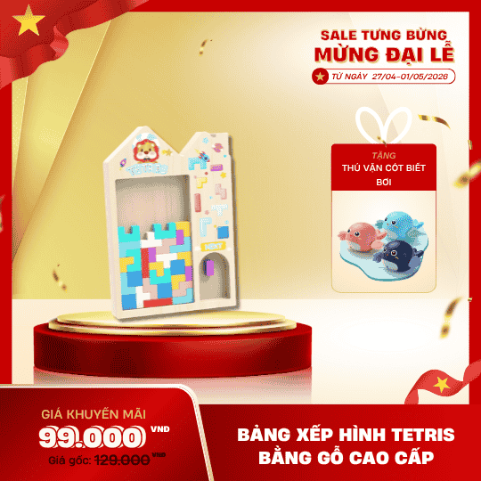 Đồ chơi gỗ xếp hình trí tuệ