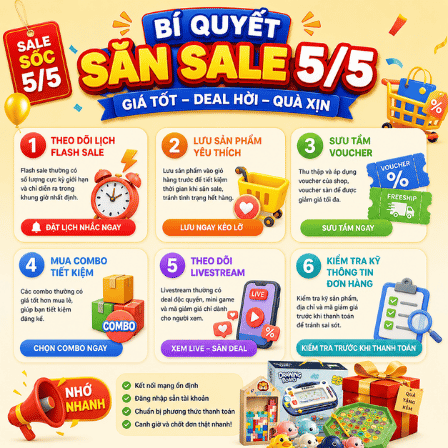Cách săn sale nhà Timit ngày 5/5