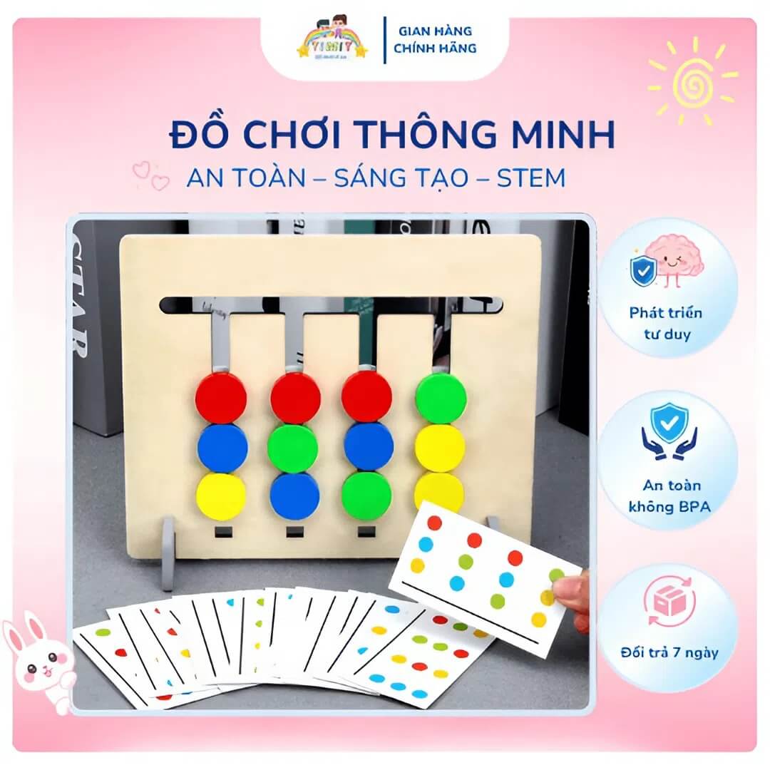 Đồ Chơi Montessori Cho Bé 3 Tuổi Phát Triển Trí Tuệ