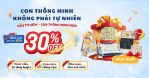 Con thông minh không phải tự nhiên