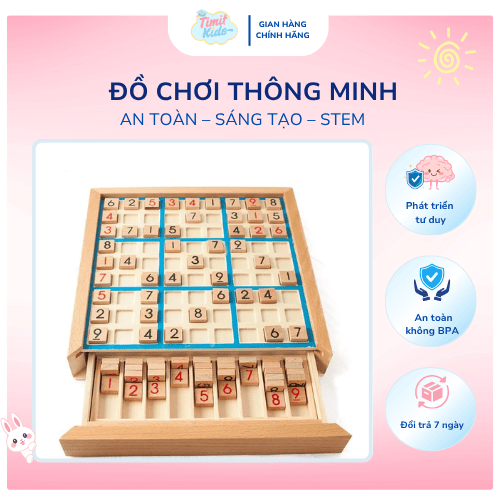 Đồ chơi gỗ phát triển tư duy