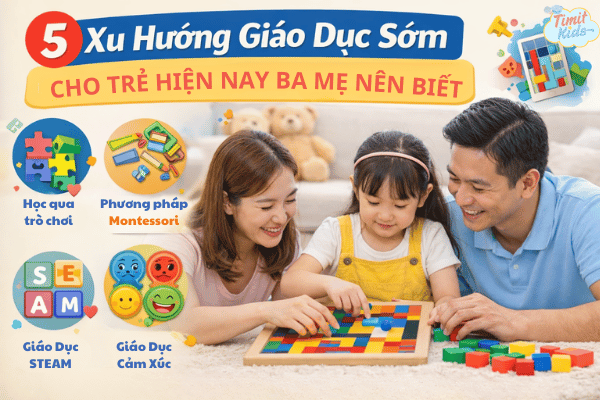 xu hướng giáo dục sớm cho trẻ hiện nay